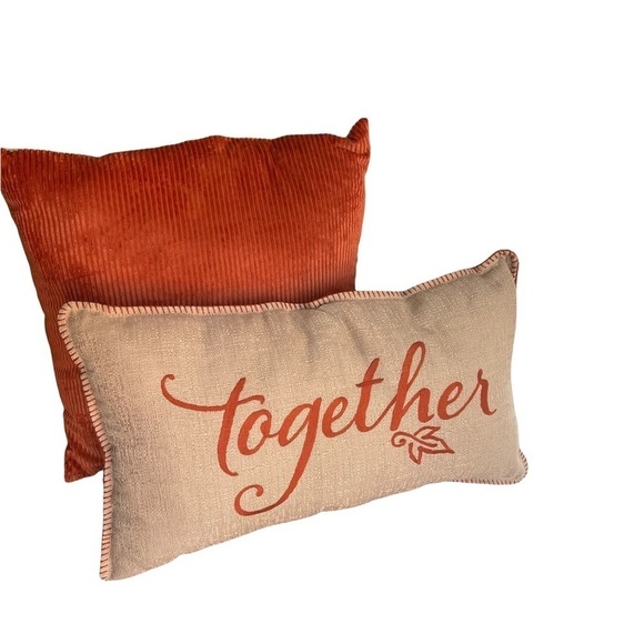 New Fall Decor Harvest Pumpkin Together Throw Pillows Square & Rectangular - Picture 8 of 12